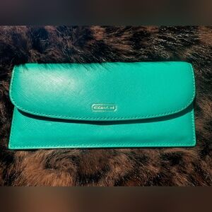 Coach Teal Wallet